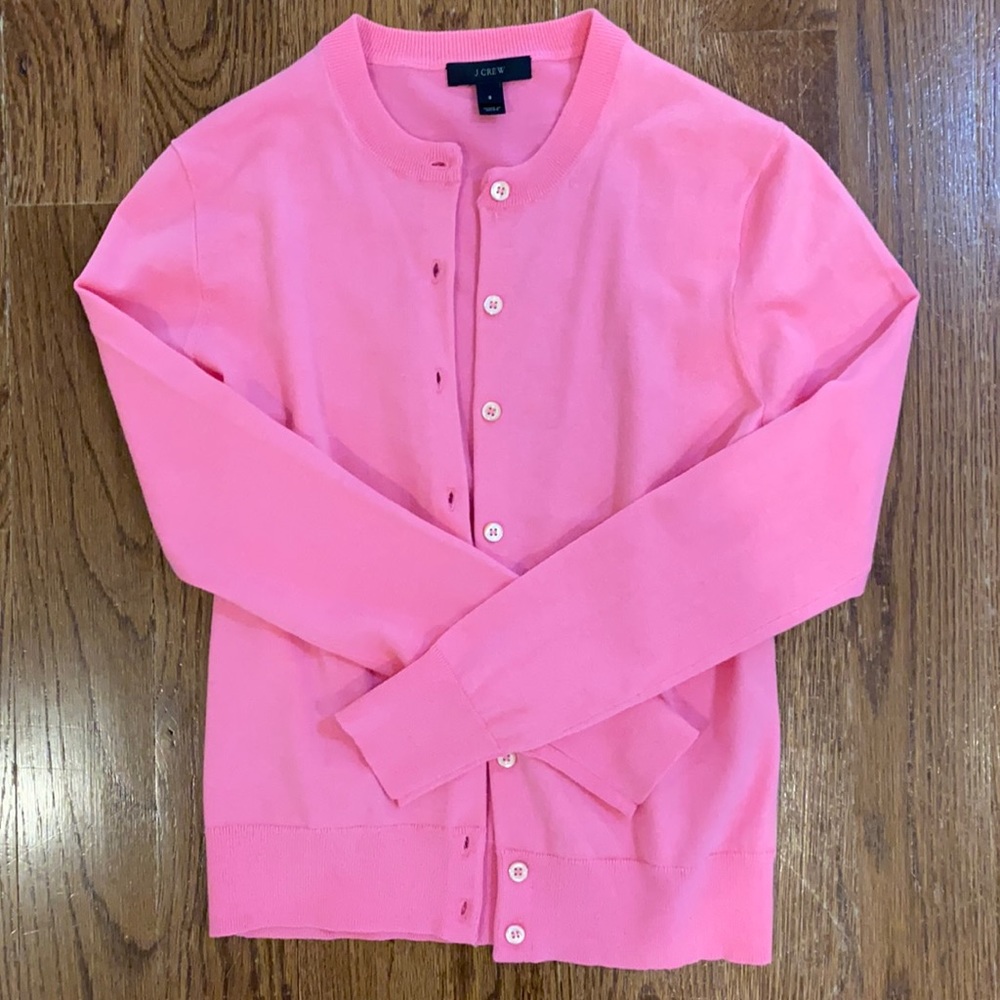 J.Crew Pink Cardigan Small